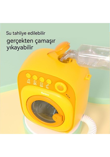 Çamaşır Makinesi Oyuncakları Çocuk Simülasyonu Çamaşır Oyuncak Seti Gerçek Çamaşır Oyuncakları (Yurt Dışından)