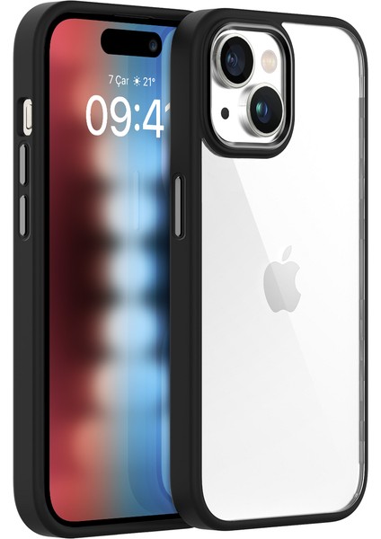 Buff iPhone 15 New Air Bumper Kılıf Black