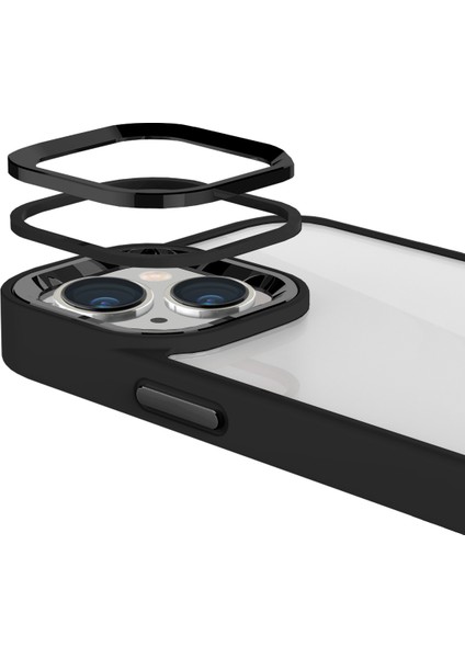 Buff iPhone 15 New Air Bumper Kılıf Black