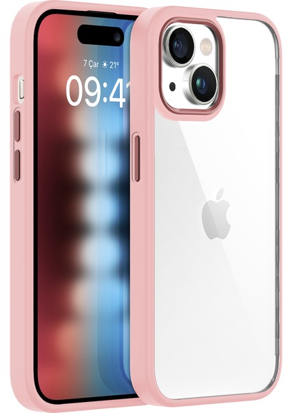 Buff iPhone 15 New Air Bumper Kılıf Pink