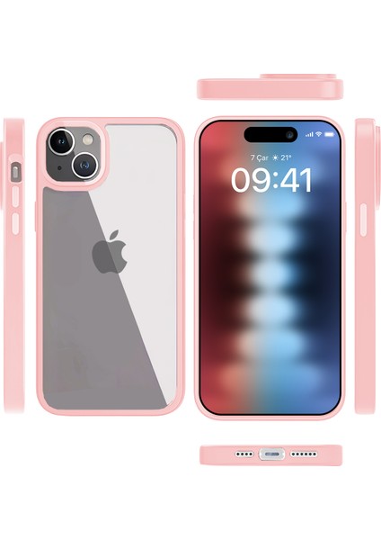 Buff iPhone 15 New Air Bumper Kılıf Pink