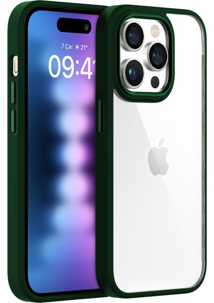Buff iPhone 15 Pro Max New Air Bumper Kılıf Green