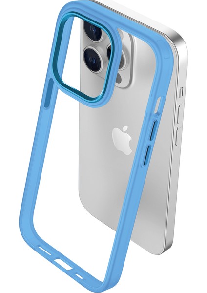 iPhone 15 Pro Max New Air Bumper Kılıf Sierra Blue