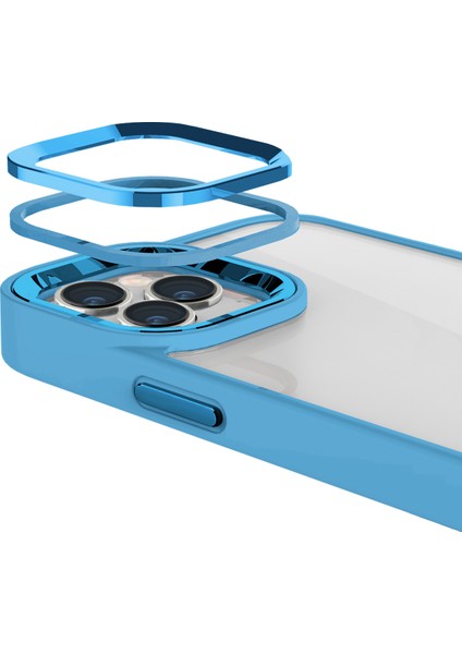 iPhone 15 Pro Max New Air Bumper Kılıf Sierra Blue