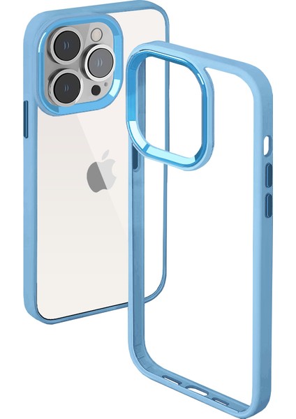 iPhone 15 Pro Max New Air Bumper Kılıf Sierra Blue