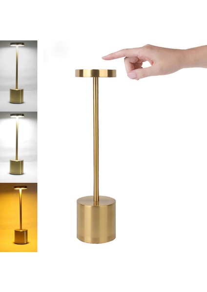 Cata Gold Masa Lambası 3 Renk Dokunmatik Dimmerli Sarjlı CT-8431 fiyatları