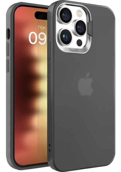Buff iPhone 15 Pro New Corner Kılıf Black