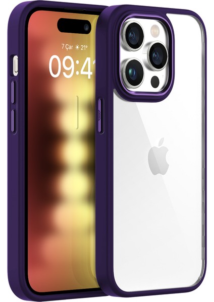 iPhone 15 Pro New Air Bumper Kılıf Purple