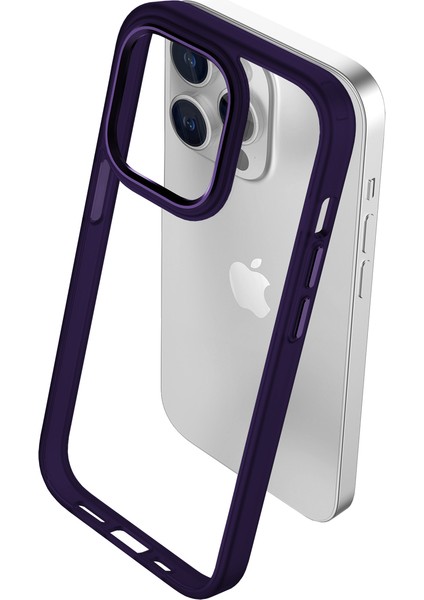 iPhone 15 Pro New Air Bumper Kılıf Purple