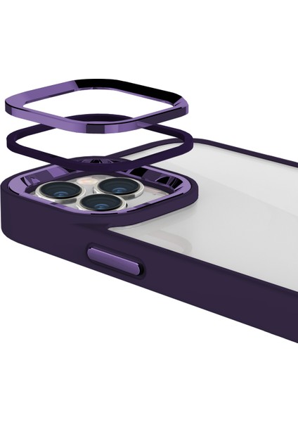 iPhone 15 Pro New Air Bumper Kılıf Purple