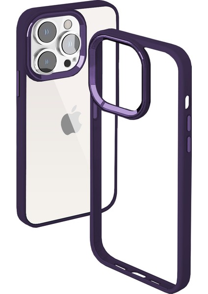 iPhone 15 Pro New Air Bumper Kılıf Purple