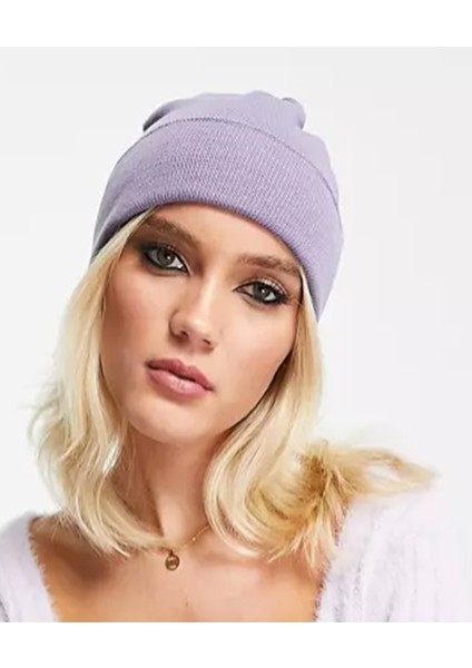 Unisex Kışlık Sarı-Turuncu-Lila Katlamalı Bere 3'lü Set fırsatları