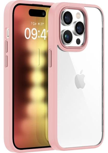 iPhone 15 Pro New Air Bumper Kılıf Pink