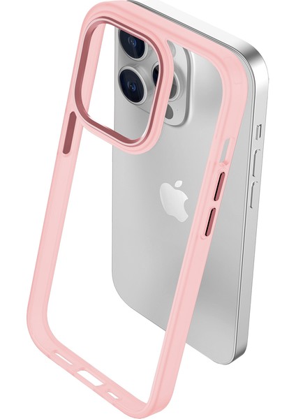 iPhone 15 Pro New Air Bumper Kılıf Pink