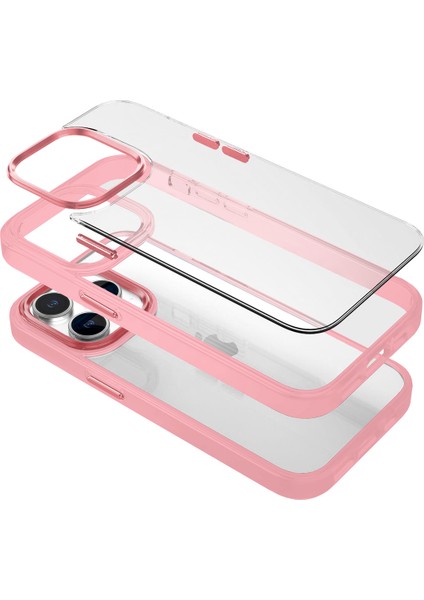 iPhone 15 Pro New Air Bumper Kılıf Pink