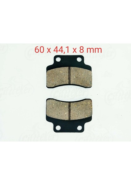 Popcorn MARS90 Ön Fren Disk Balatası