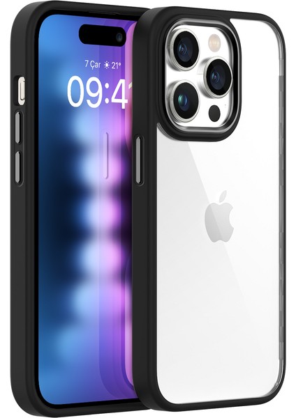 iPhone 15 Pro Max New Air Bumper Kılıf Black