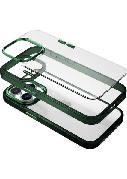 Buff iPhone 15 Pro Max New Air Bumper Kılıf Green