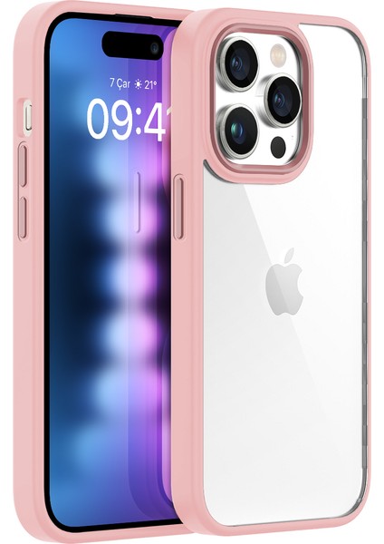 iPhone 15 Pro Max New Air Bumper Kılıf Pink