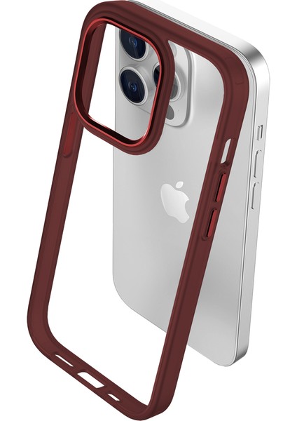 iPhone 15 Pro New Air Bumper Kılıf Plum