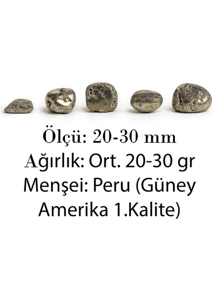 Sertifikalı Aaa+ Pirit Taşı Kütle - Peru