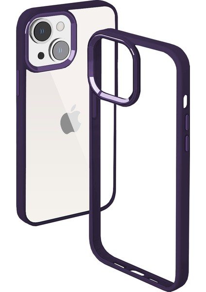 Buff iPhone 15 New Air Bumper Kılıf Purple