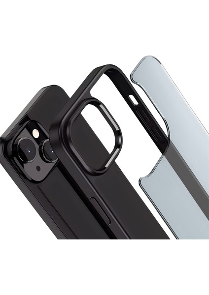 iPhone 15 Plus New Air Bumper Kılıf Black