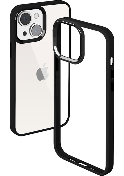 iPhone 15 Plus New Air Bumper Kılıf Black