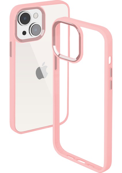 iPhone 15 Plus New Air Bumper Kılıf Pink