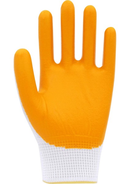 Polyester-Nitril Iş Eldiveni Pn7 No: 10 Sarı - 12 Çift