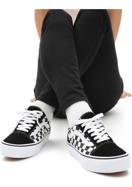 Ua Old Skool Platform VN0A3B3UHRK1 Unisex SİYAH-BEYAZ Günlük Sneaker Ayakkabı