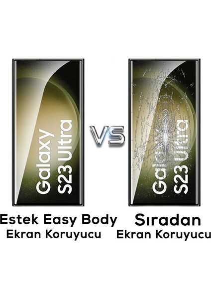 Samsung Galaxy S22 Ekran Koruyucu Hizalama Aparatlı Estek Yapılı Koruyucu (Easy Body)