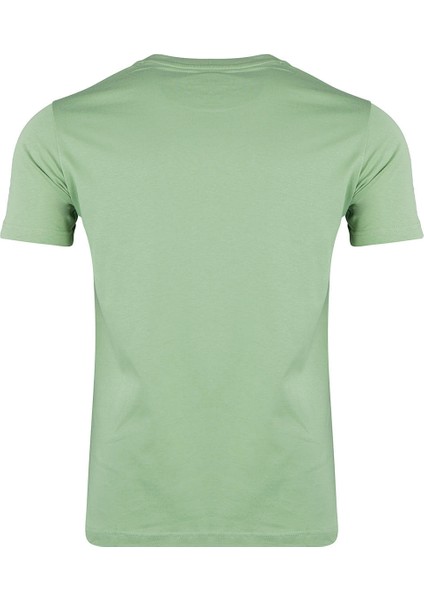 Oversize Bisiklet Yaka Pamuk Kısa Kollu Penye T-Shirt-000TONYM52172