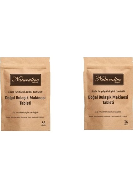 Bulaşık Makinesi Tableti 2li Set