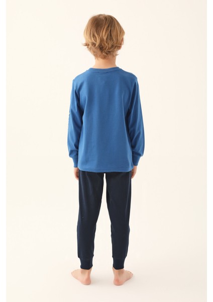 3225 Erkek Çocuk Uzun Kol Pijama Takım