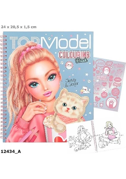 Top Model Topmodel Colouring Book Cutıe