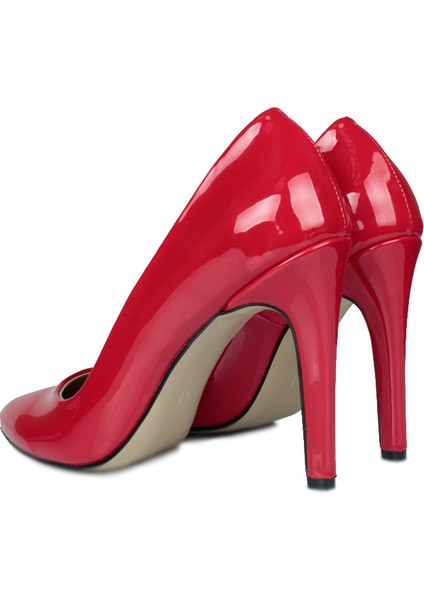 520207 556 Kadın Kırmızı Büyük & Küçük Numara Stiletto