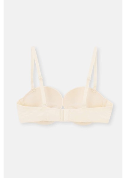 Ekru 1080KC Lily Straplez Push-Up Destekli Sütyen fiyatları