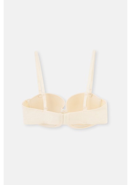 Ekru 1077KC Calla Straplez Desteksiz Sütyen fiyatları