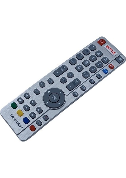 Sharp Aquos Akıllı LED Tv Netflix Youtube Tv Tuşlu LC-49CUG8052K Uzaktan Kumanda (Orjinal Ürün)