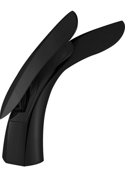 Kuğu Black Lavabo Bataryası