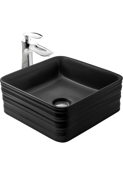 Arte Black Kare Lavabo
