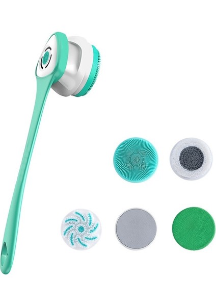 Beş Fırça Başlı Otomatik Su Geçirmez Sert Fırça (Yurt Dışından)