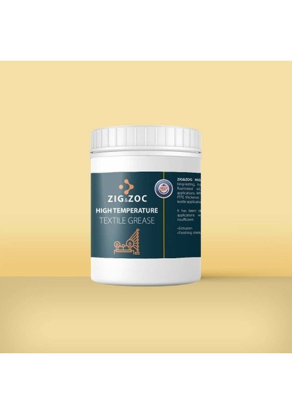 Zig&zoc Yüksek Devir ve Yüksek Sıcaklık Tekstil Gresi 500 gr