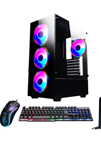 Fullforce FF444 R5-3600 16GB Ram 512GB SSD RX580/8GB Oyuncu Masaüstü Bilgisayar