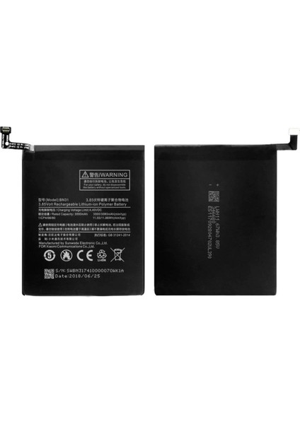 Xiaomi Redmi Note 5A Prime Pil Batarya