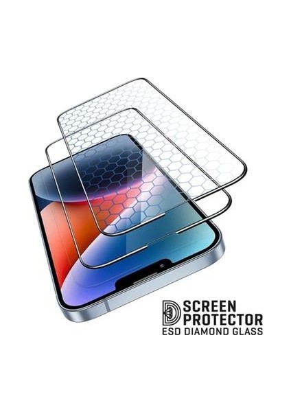 iPhone 15 Pro Uyumlu (15 Pro) Rika Serisi Hardness Premium Temperli Cam Ekran Koruyucu indirimleri