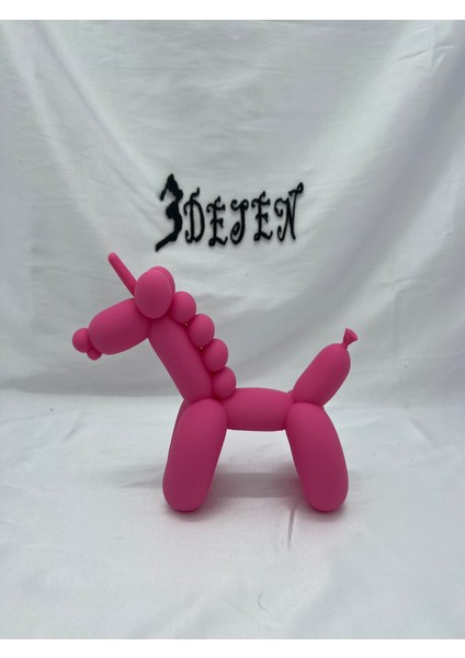 Pembe Ballon Unicorn