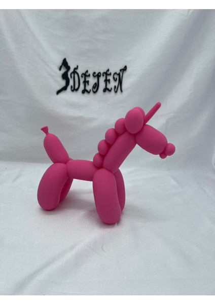 Pembe Ballon Unicorn