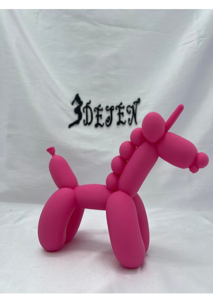 Pembe Ballon Unicorn